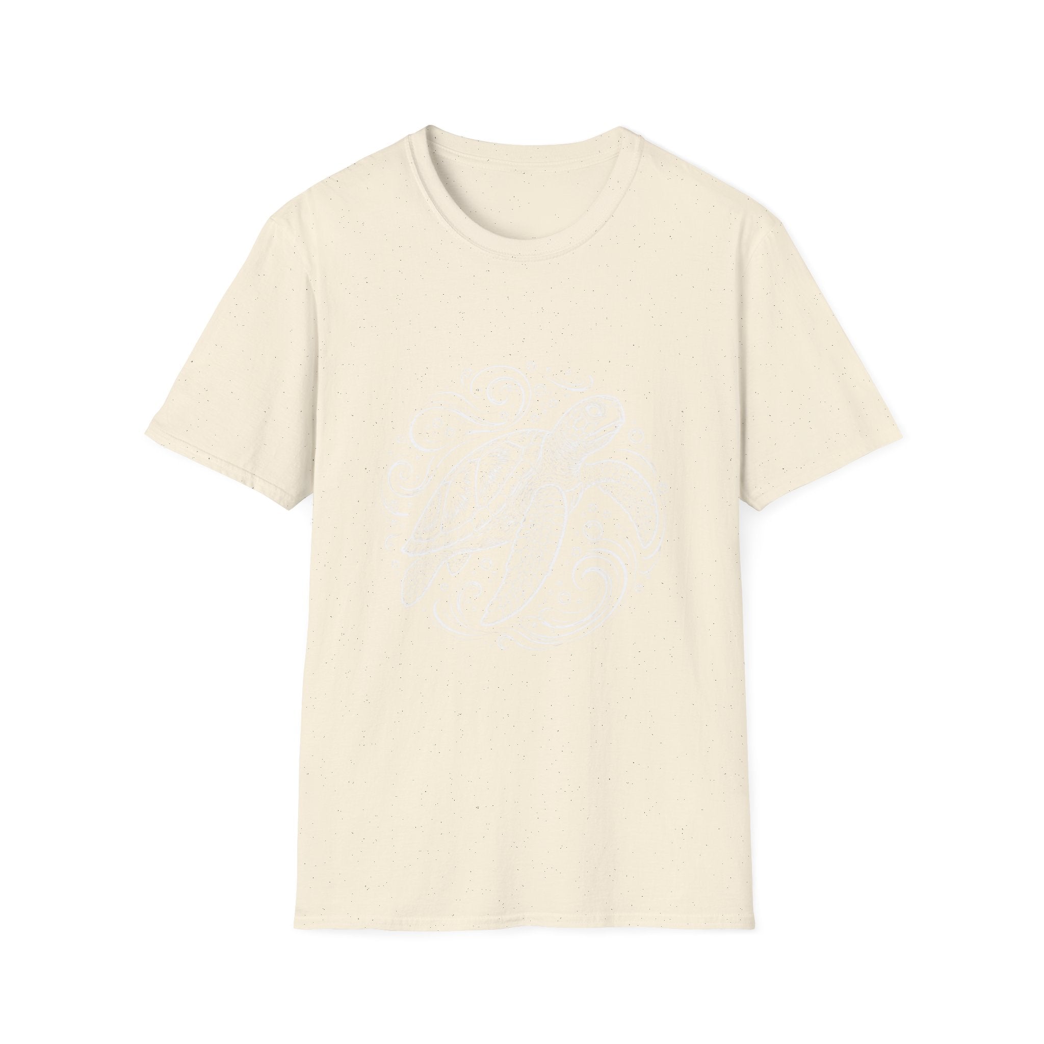 Sea Turtle Mandala T-Shirt – Hand-Drawn Ocean Art Tee
