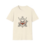 Pirate Skull Anchor T-Shirt — “The Briney Deep” Nautical Crew Tee
