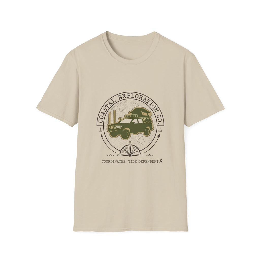 Coastal Exploration Jeep T-Shirt – Adventure Off-Road Graphic Tee