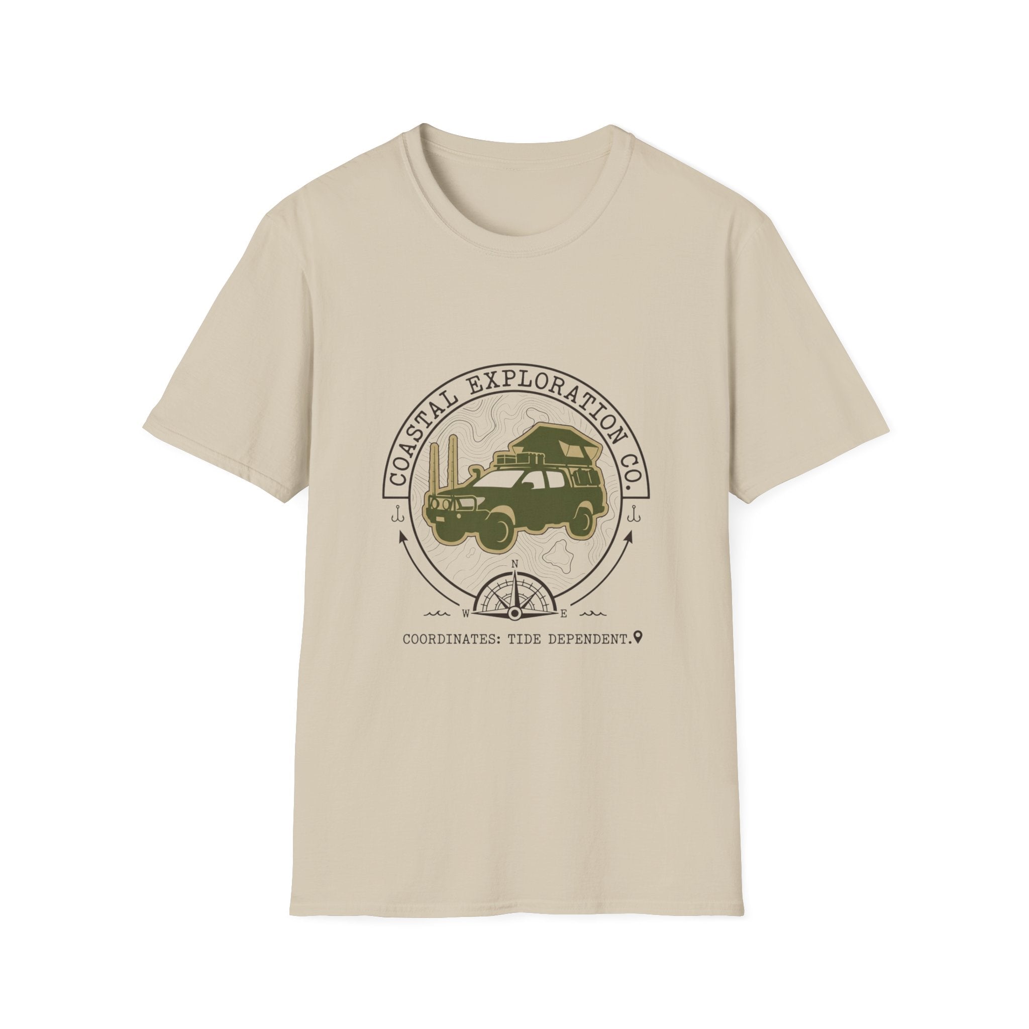 Coastal Exploration Jeep T-Shirt – Adventure Off-Road Graphic Tee