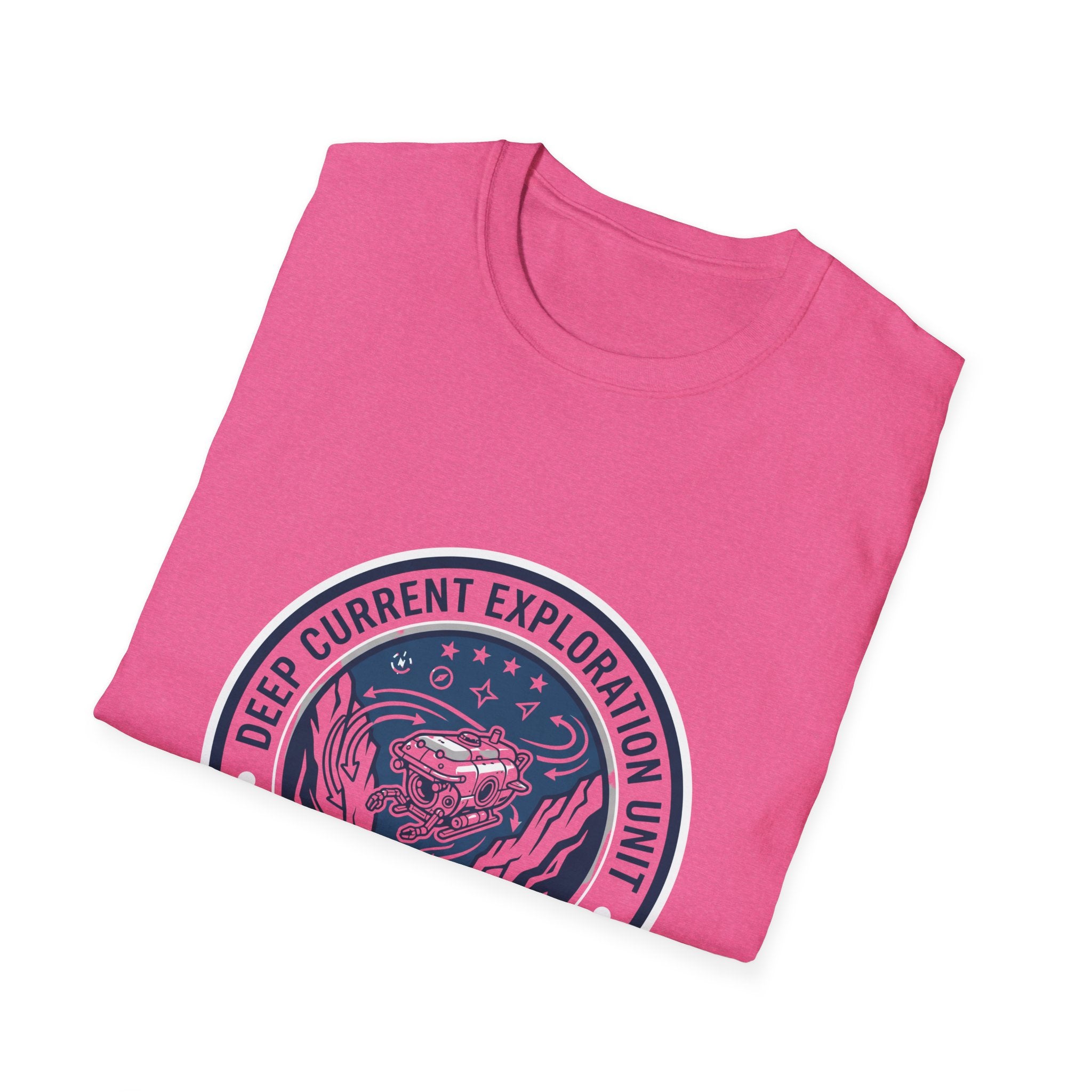T-Shirt — Deep Current Exploration Unit 'Abyssal Zone' Ocean Patch Tee