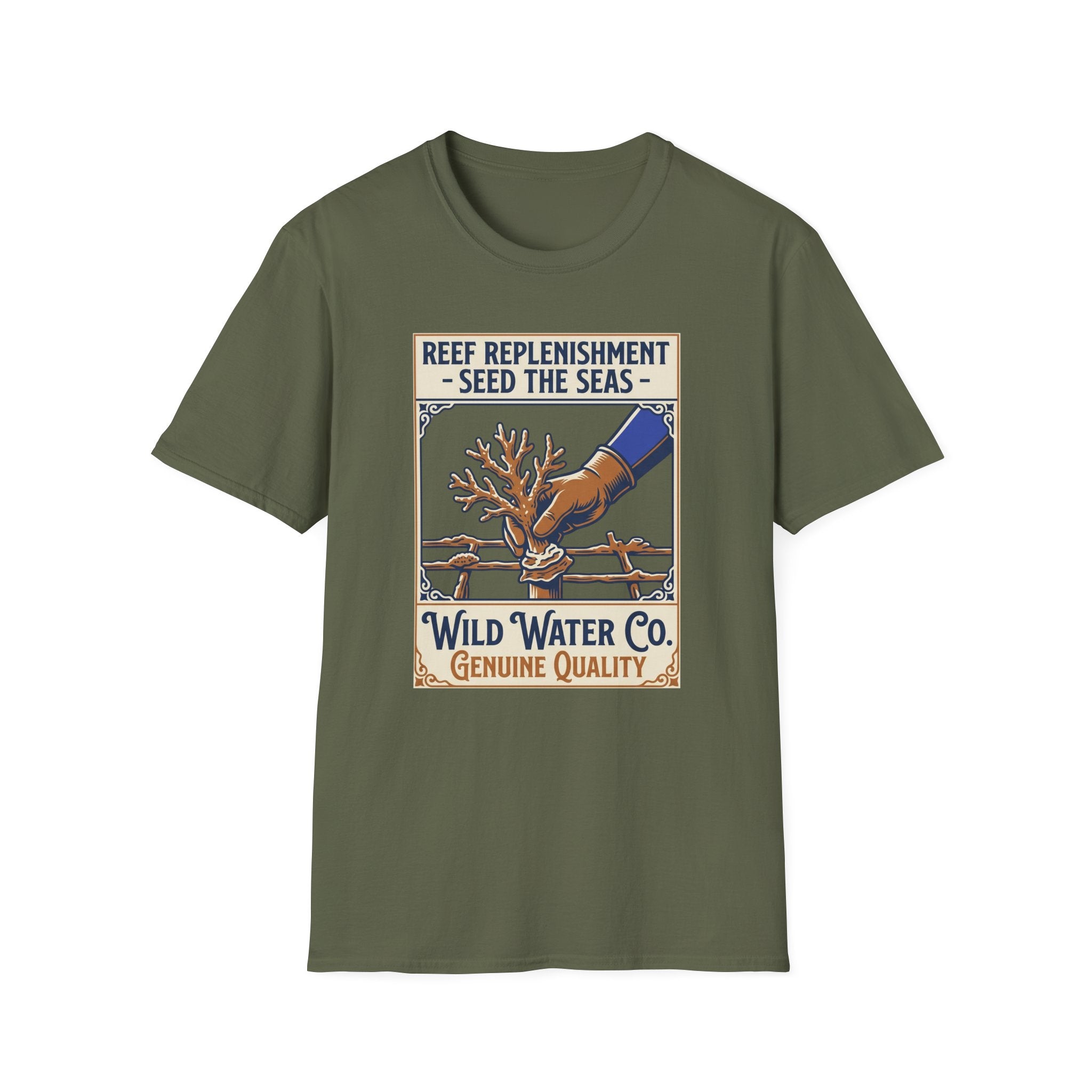 Reef Replenishment T-Shirt – Wild Water Co. 'Seed the Seas' Coral Conservation Tee