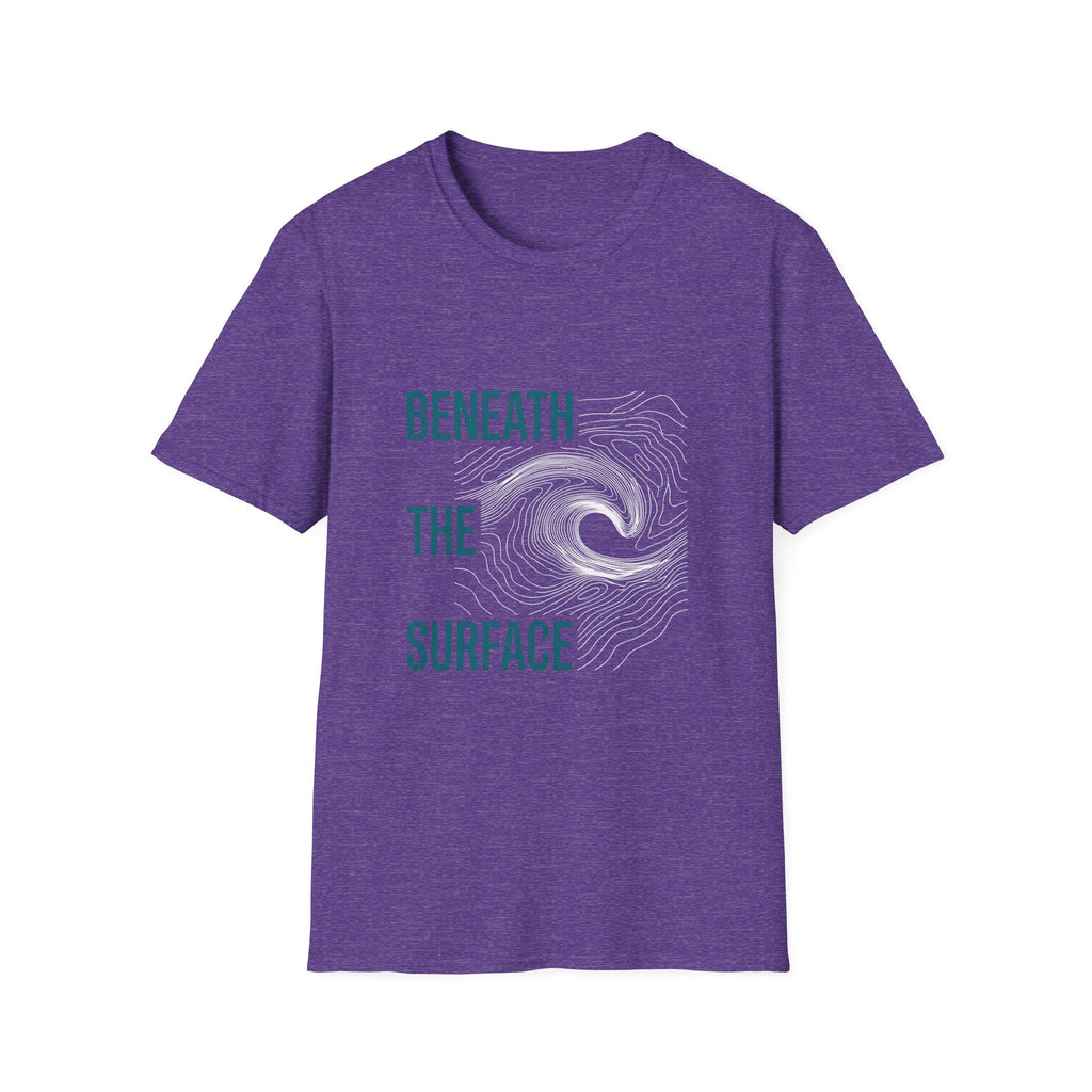 T-Shirt — "Beneath the Surface" Ocean Wave Graphic Tee