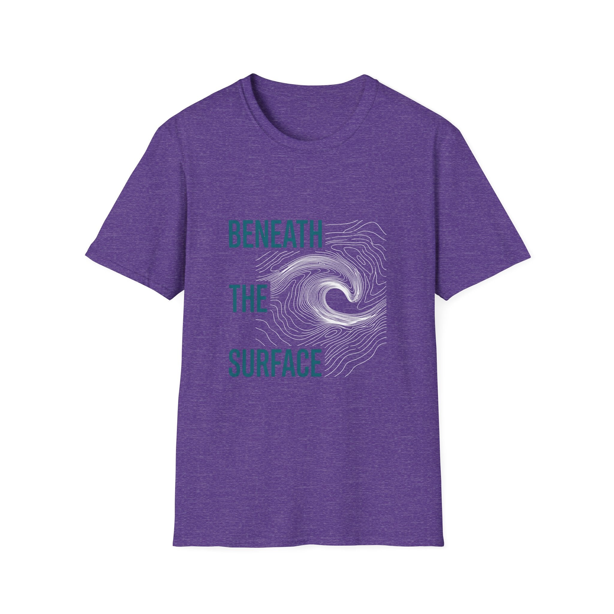 T-Shirt — "Beneath the Surface" Ocean Wave Graphic Tee