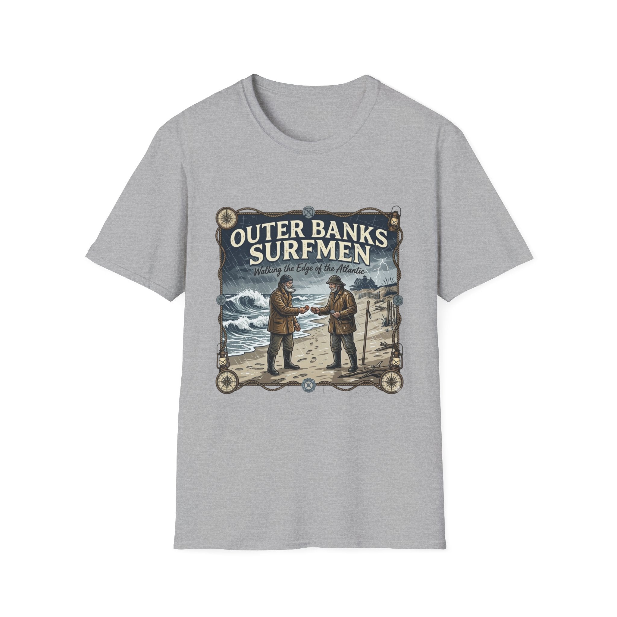 Outer Banks Surfmen T-Shirt — Vintage Coast Rescue Design