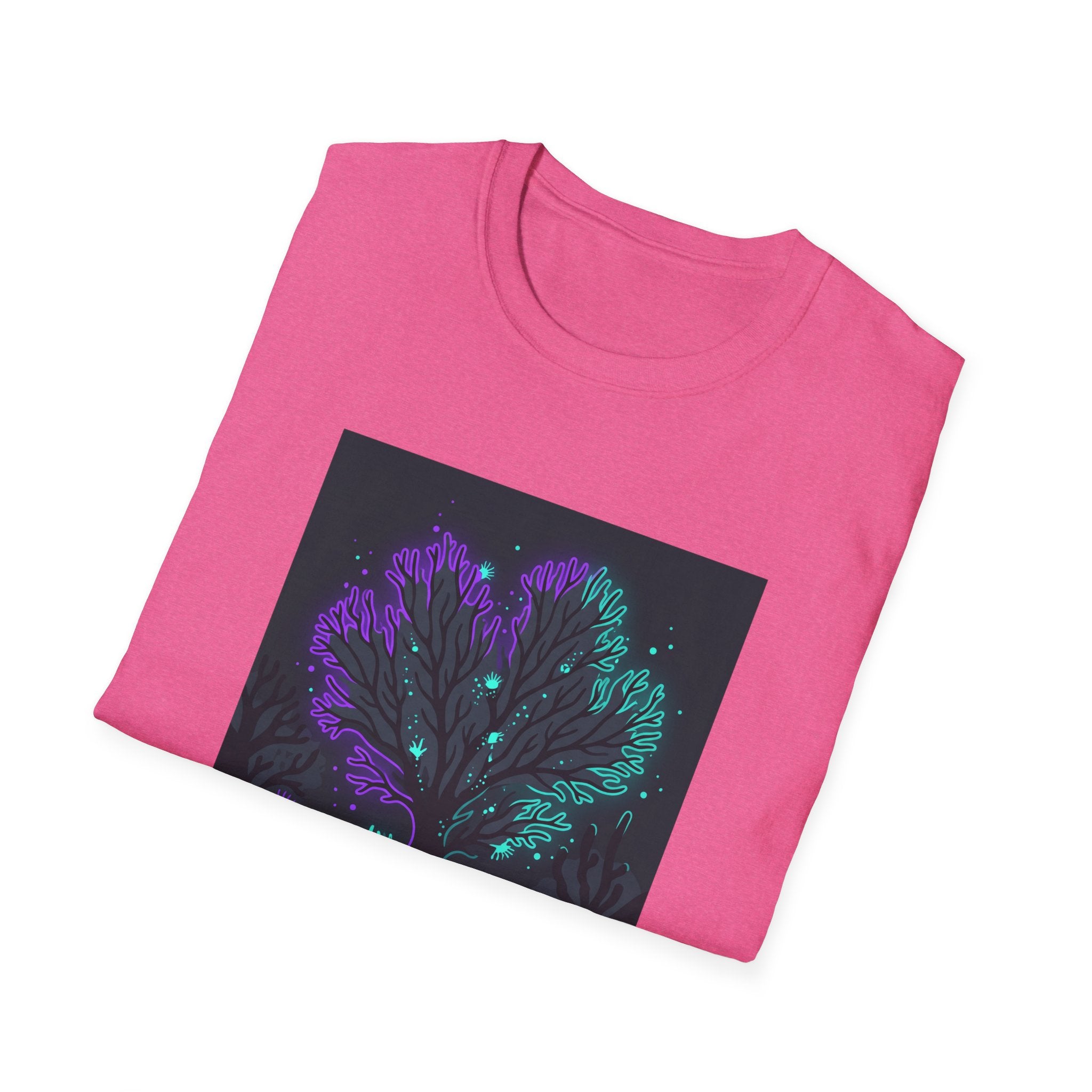 T-shirt Ginkgo clair de lune — Tee-shirt floral Jardin nocturne