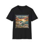 Outer Banks T-Shirt — 'Outer Banks: Salt Air & Atlantic Nights' Vintage Coastal Tee