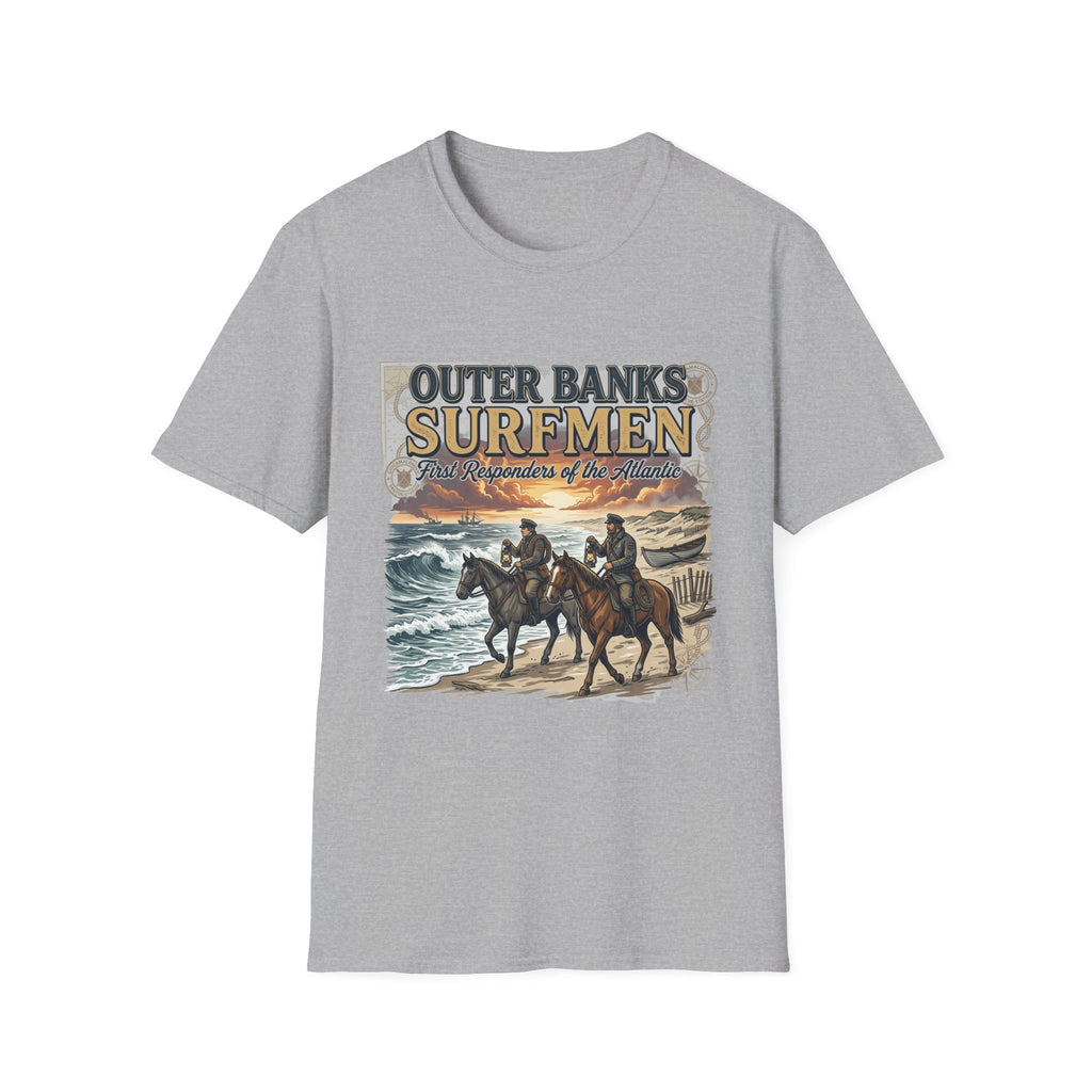 Outer Banks Surfmen T-Shirt — First Responders of the Atlantic Vintage Beach Tee