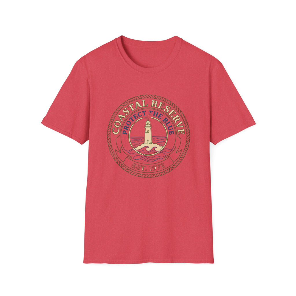 Coastal Reserve Lighthouse T-Shirt — "Protect the Blue" Ocean Conservation Tee