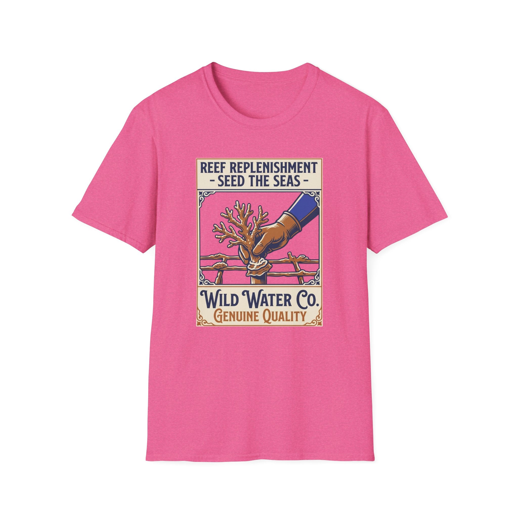 Reef Replenishment T-Shirt – Wild Water Co. 'Seed the Seas' Coral Conservation Tee