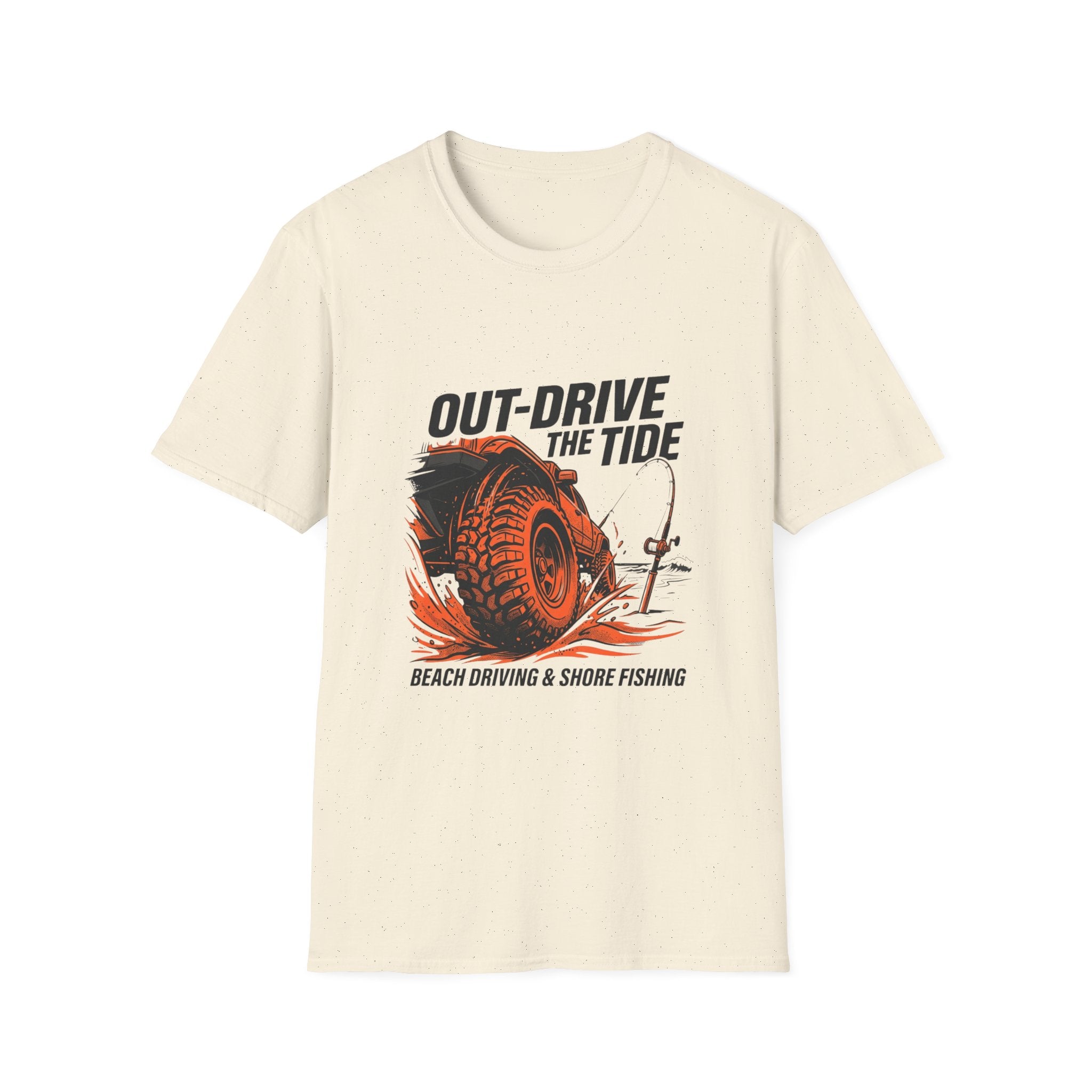 Out Drive The Tide Beach Driving & Shore Fishing T-Shirt