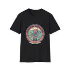 Octopus Bubble Blower T-Shirt — "Professional Bubble Blower" Retro Nautical Tee