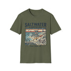 Saltwater & Carolina Skies T-Shirt — Outer Banks Vintage Beach Tee