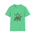 Pirate Skull Anchor T-Shirt — “The Briney Deep” Nautical Crew Tee