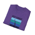 T-shirt graphique Deep Current — T-shirt de plongeur océanique « La pression forge le caractère »