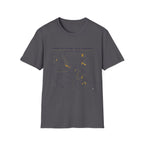 Ocean Current Map T-Shirt — 'Theory of Living with Currents' Nautical Graphic Tee