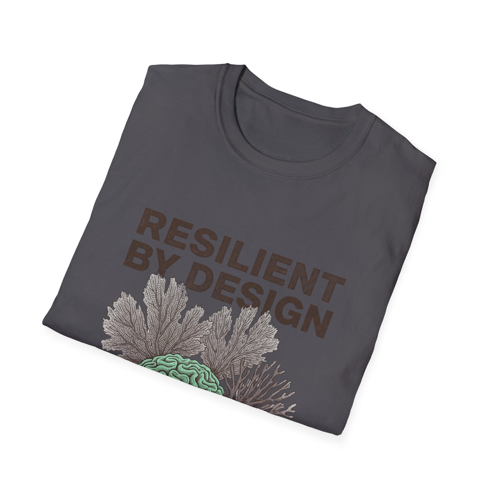 T-shirt « Resilient By Design » Corail — T-shirt pour la conservation des océans
