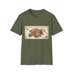 Vintage Floral Label T-Shirt — 'Special Bouquet' Retro Botanical Graphic