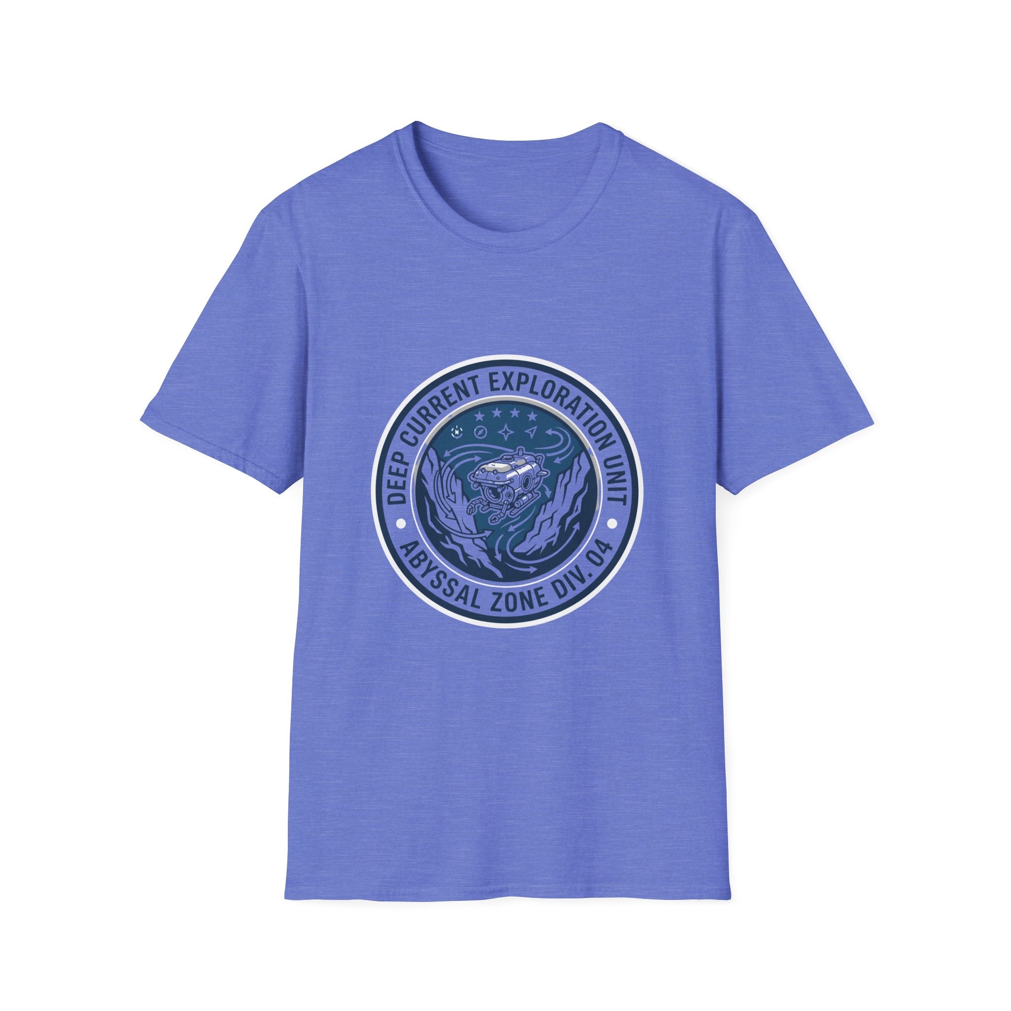 T-Shirt — Deep Current Exploration Unit 'Abyssal Zone' Ocean Patch Tee