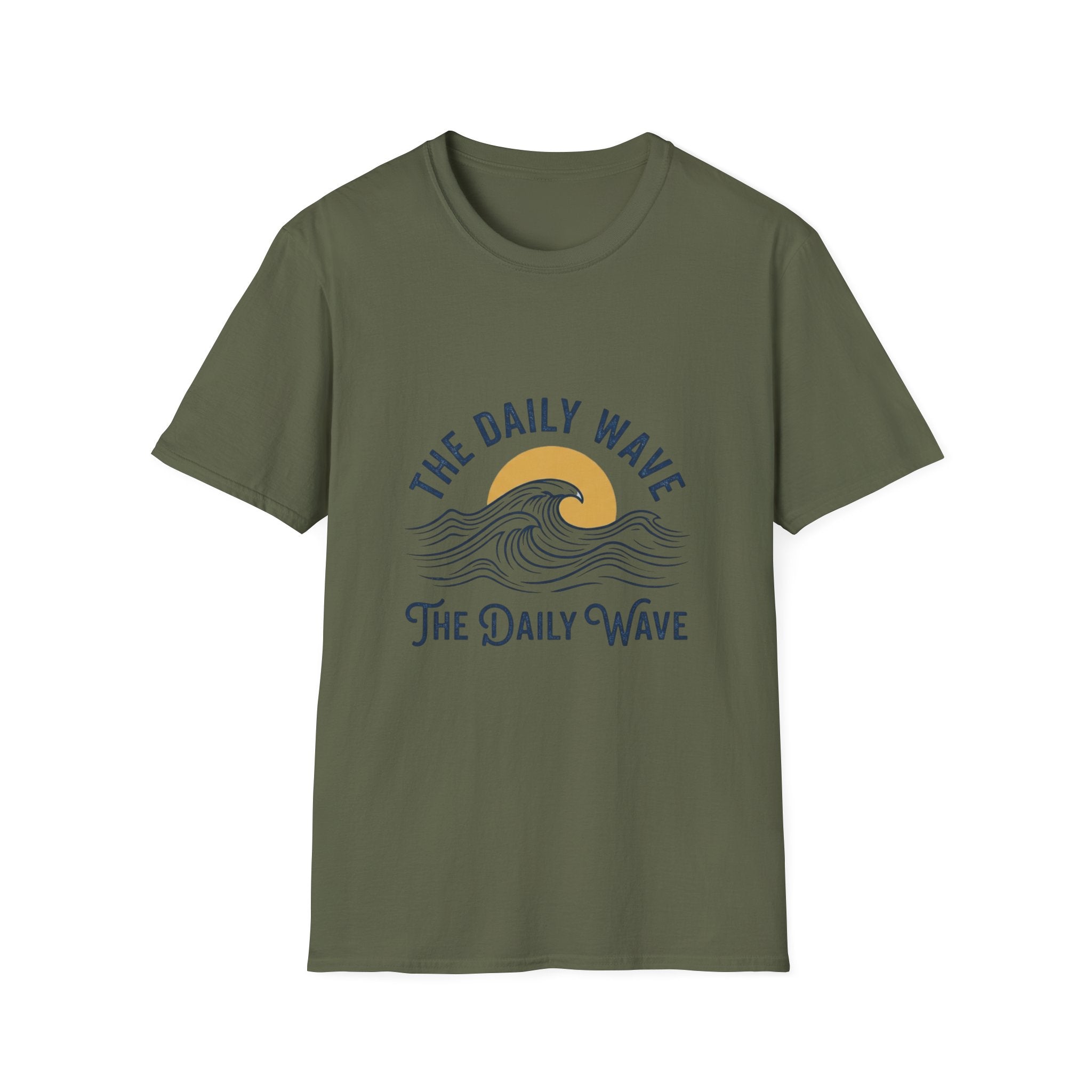 Daily Wave T-Shirt — Retro Sunset Surf Tee