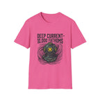 Deep Current T-Shirt — 'Deep Current 10,000 Fathoms' Vintage Diver Graphic Tee