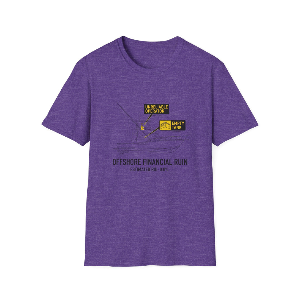 T-Shirt — "Offshore Financial Ruin" Diagram Graphic Tee