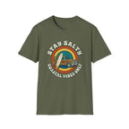 Stay Salty Surf Truck T-Shirt — Coastal Vibes Only Vintage Tee