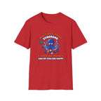 Multiple Tank Syndrome Octopus T-Shirt – “I Have No Money and My Fish Are Happy” Funny Fishing Shirt