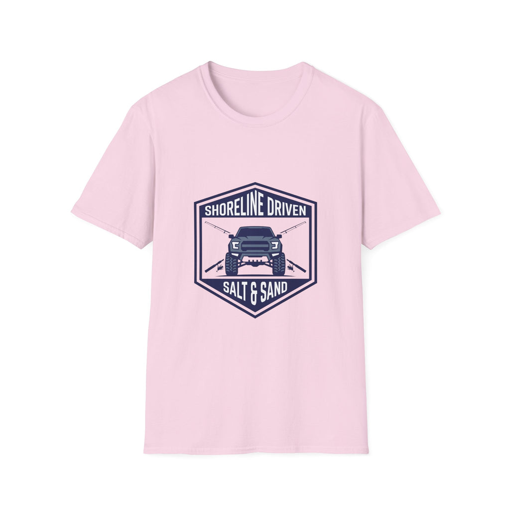 Shoreline Driven Salt & Sand T-Shirt — Coastal 4x4 Beach Adventure Tee