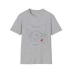 Anglerfish Anatomy Tee — Scientific Diagram Fish T-Shirt with “Anatomy of an Anglerfish” Design