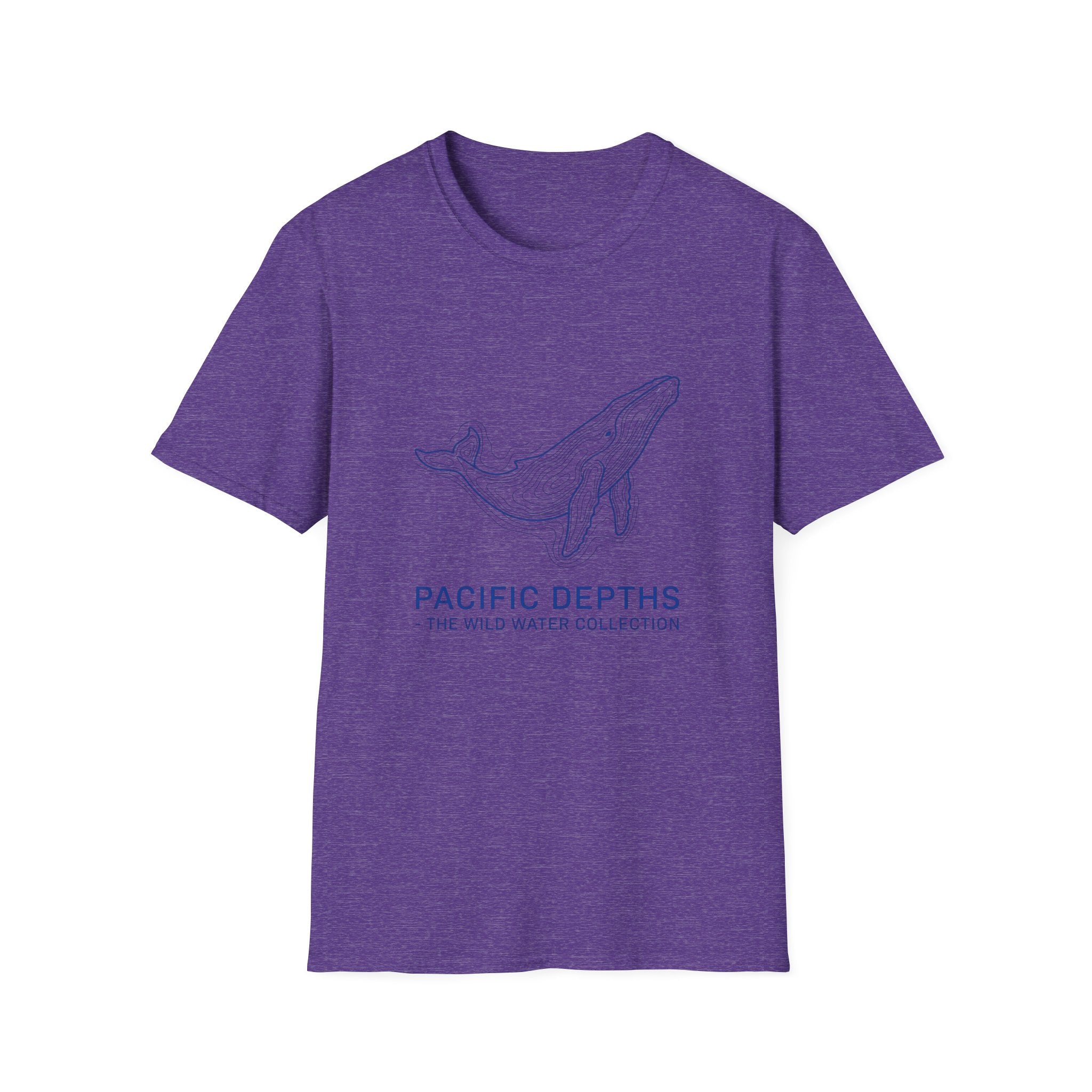 Whale Graphic T-Shirt — "Pacific Depths" Coastal Marine Tee