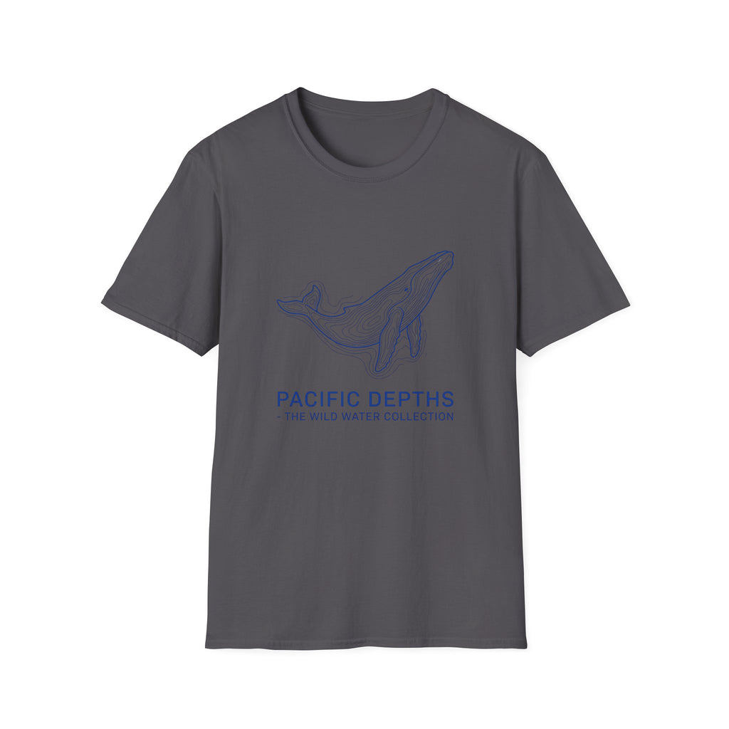 Whale Graphic T-Shirt — "Pacific Depths" Coastal Marine Tee