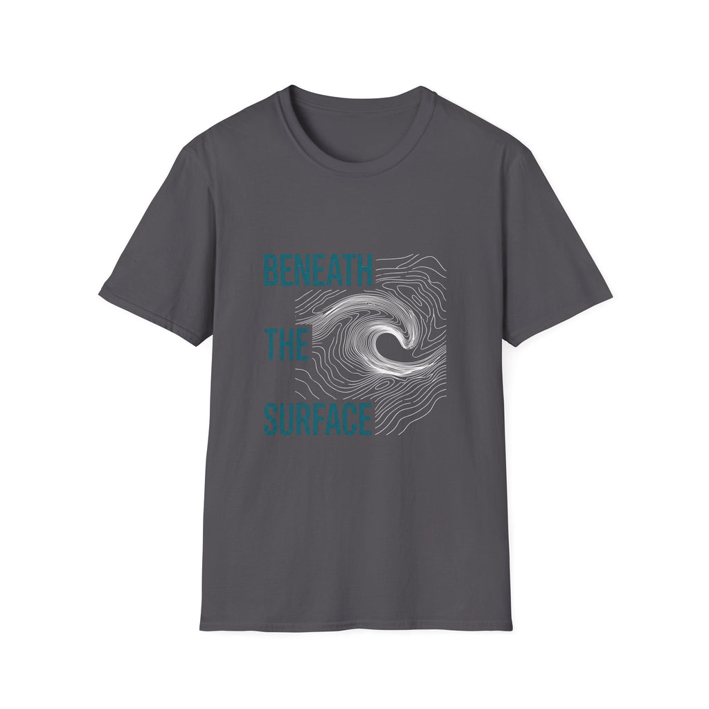 T-Shirt — "Beneath the Surface" Ocean Wave Graphic Tee
