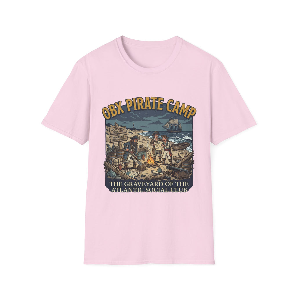 OBX Pirate Camp T-Shirt — Coastal Pirate Adventure Tee