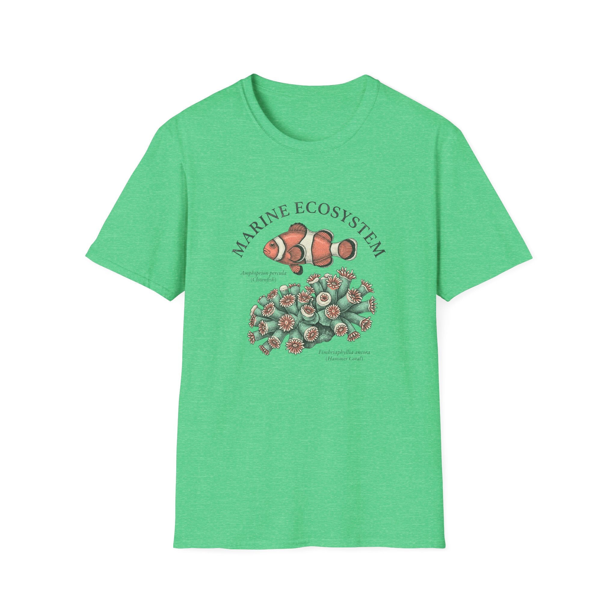 Marine Ecosystem Clownfish & Coral T-Shirt