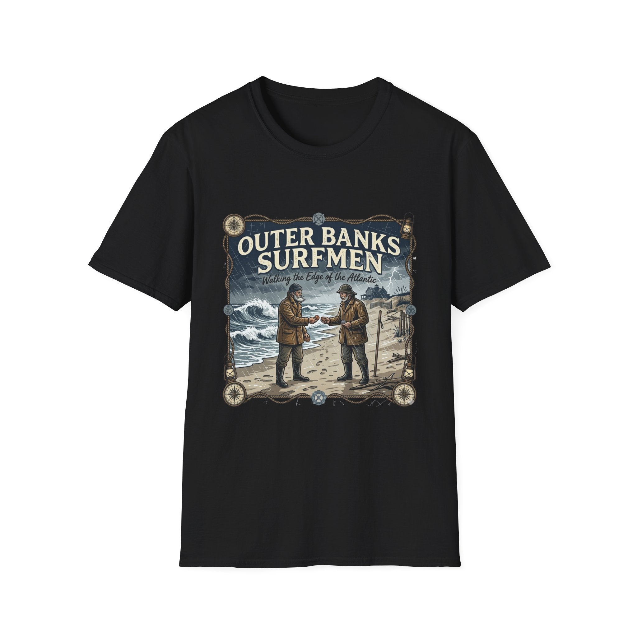 Outer Banks Surfmen T-Shirt — Vintage Coast Rescue Design