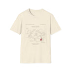 Anglerfish Anatomy Tee — Scientific Diagram Fish T-Shirt with “Anatomy of an Anglerfish” Design
