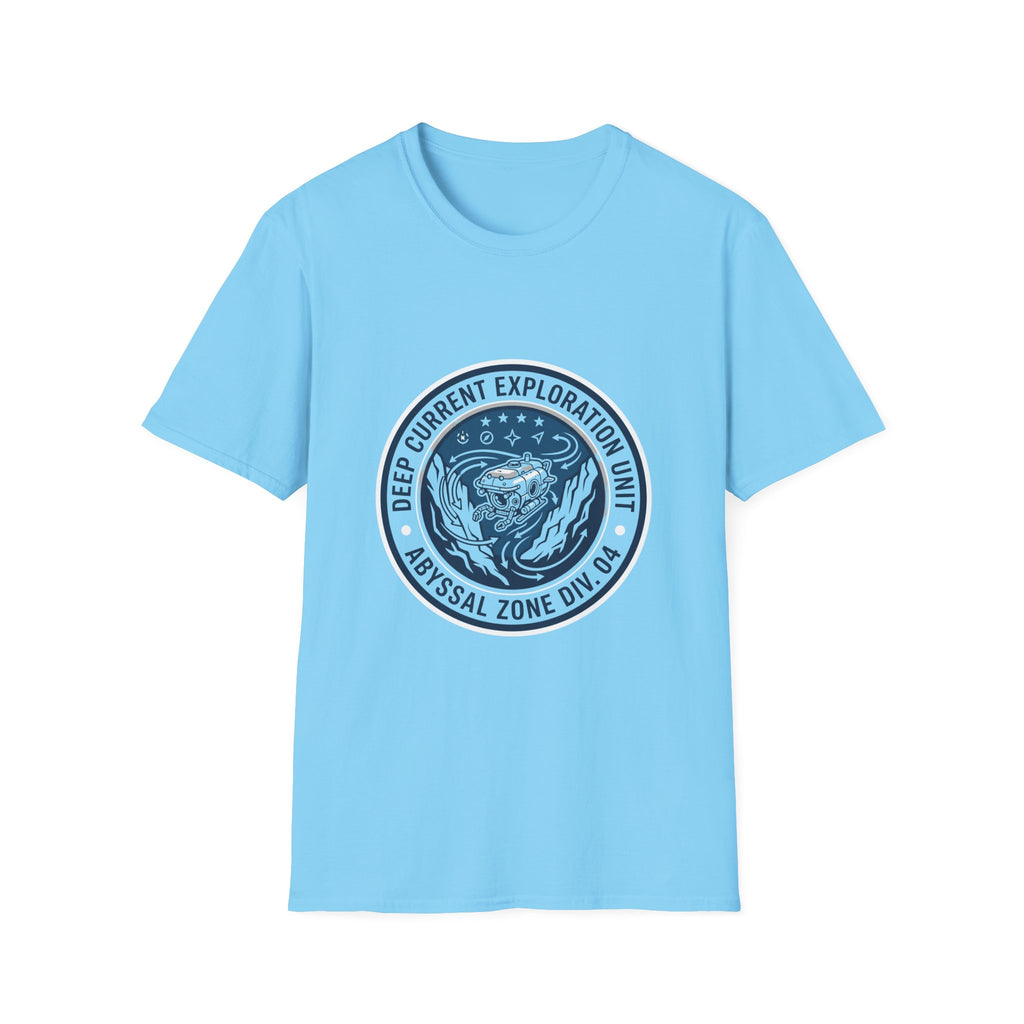 T-Shirt — Deep Current Exploration Unit 'Abyssal Zone' Ocean Patch Tee