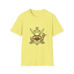 Pirate Skull Anchor T-Shirt — “The Briney Deep” Nautical Crew Tee