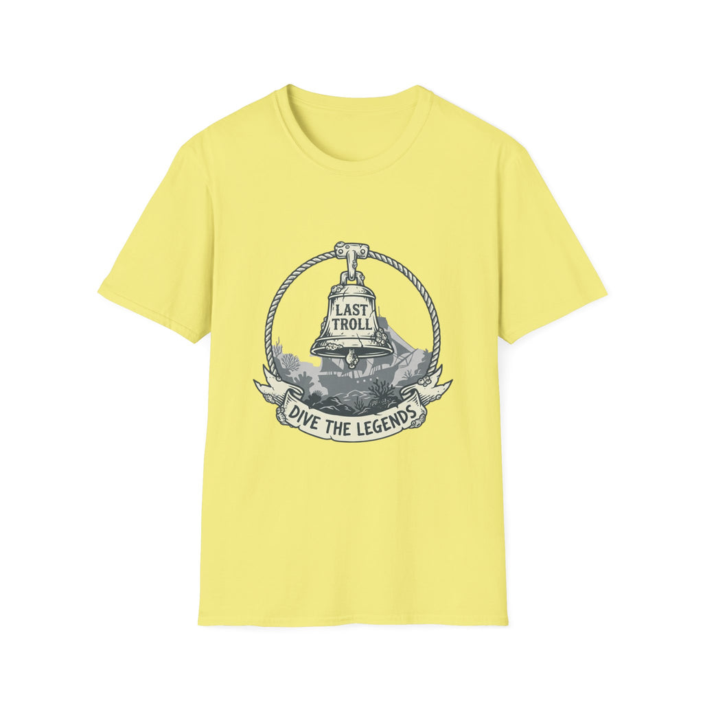 T-Shirt — 'Last Troll' Nautical Dive Badge Tee (Dive the Legends)