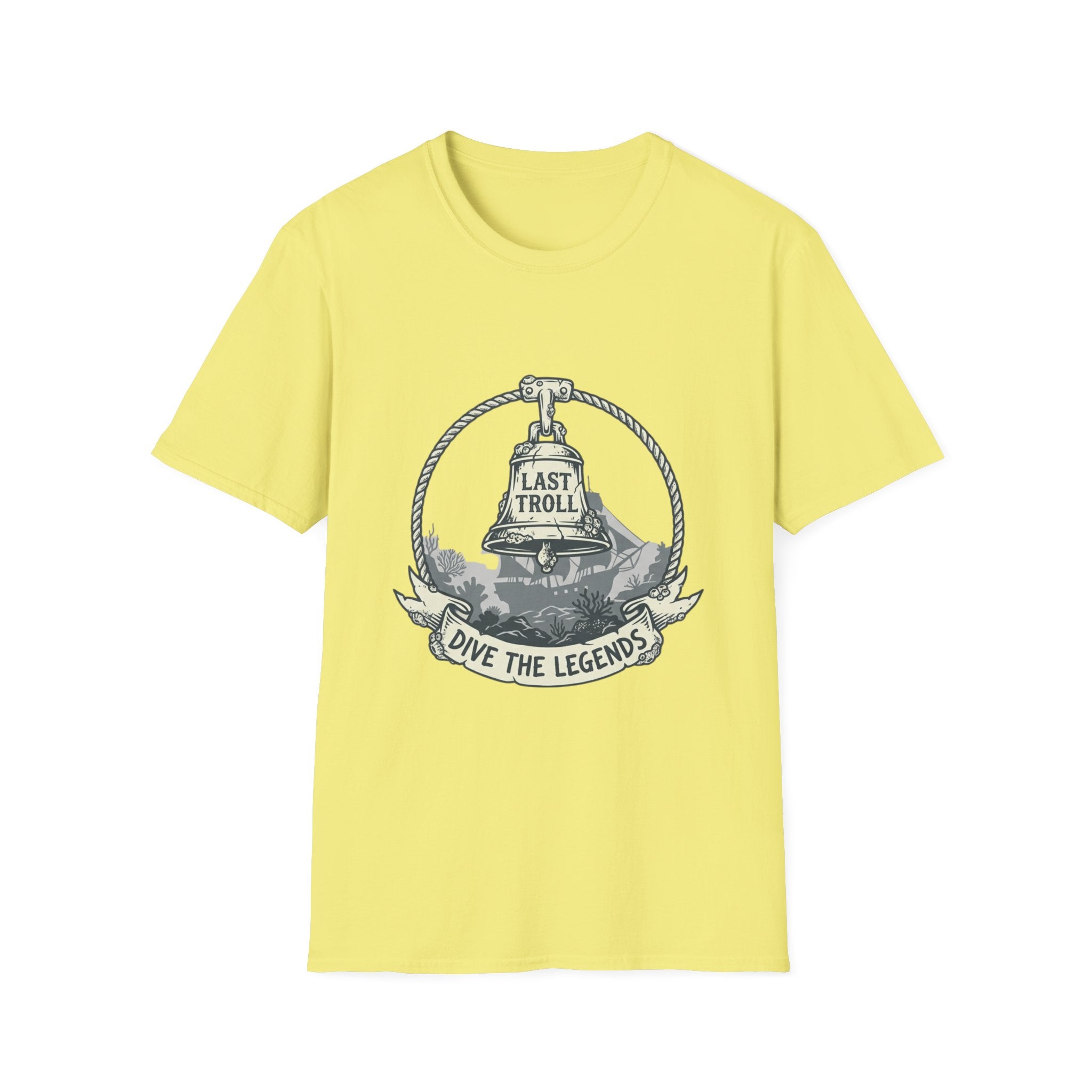 T-Shirt — 'Last Troll' Nautical Dive Badge Tee (Dive the Legends)