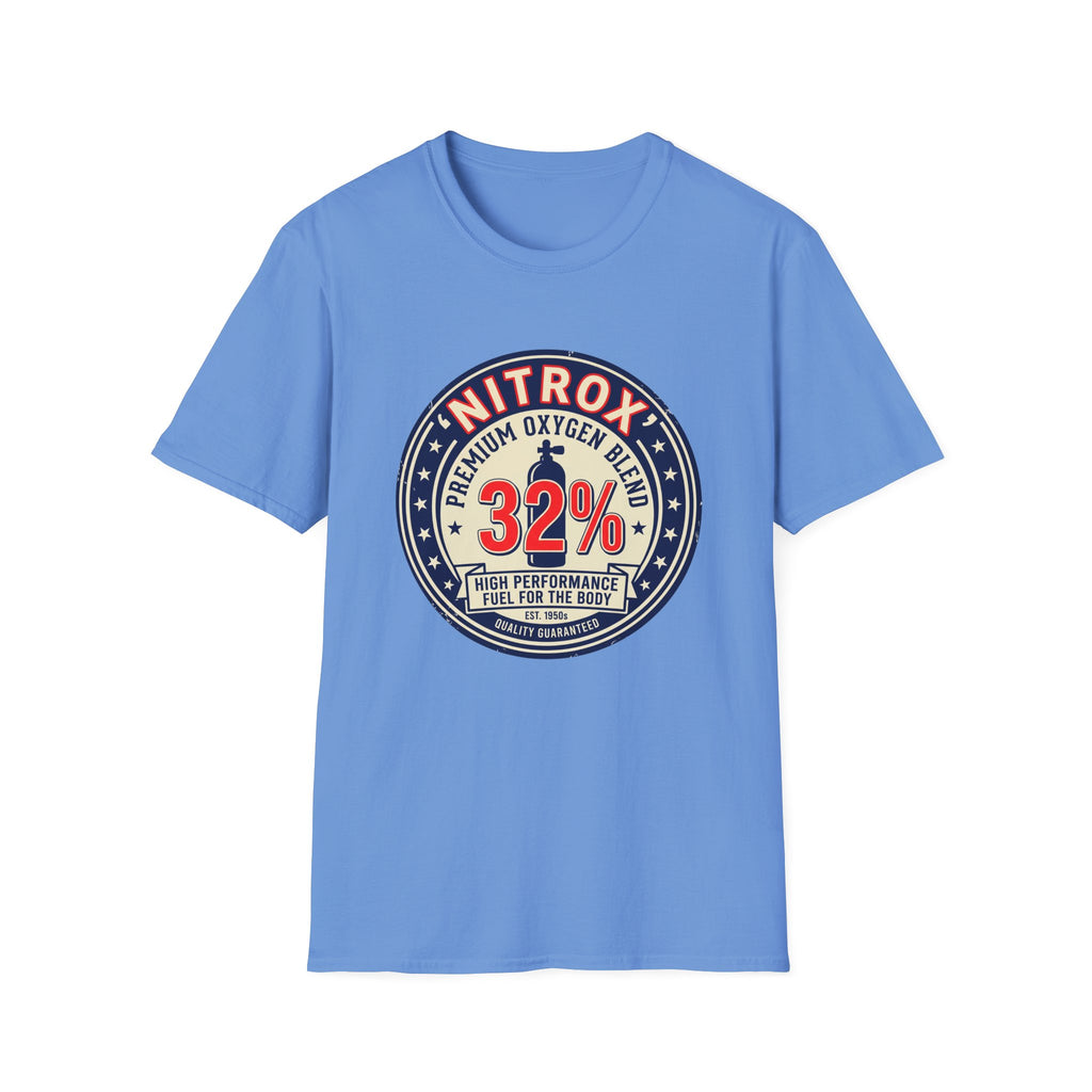 Nitrox 32% Dive T-Shirt — Premium Scuba Diving Oxygen Blend Tee