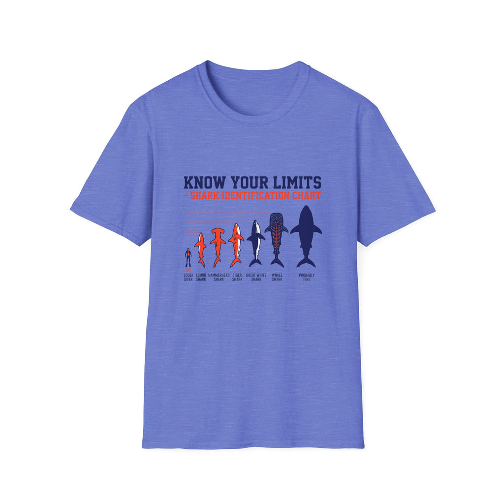 Know Your Limits Shark Identification T-Shirt