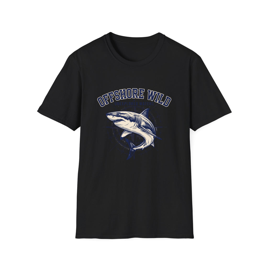 Shark Tee – "Offshore Wild" Graphic Fishing T-Shirt