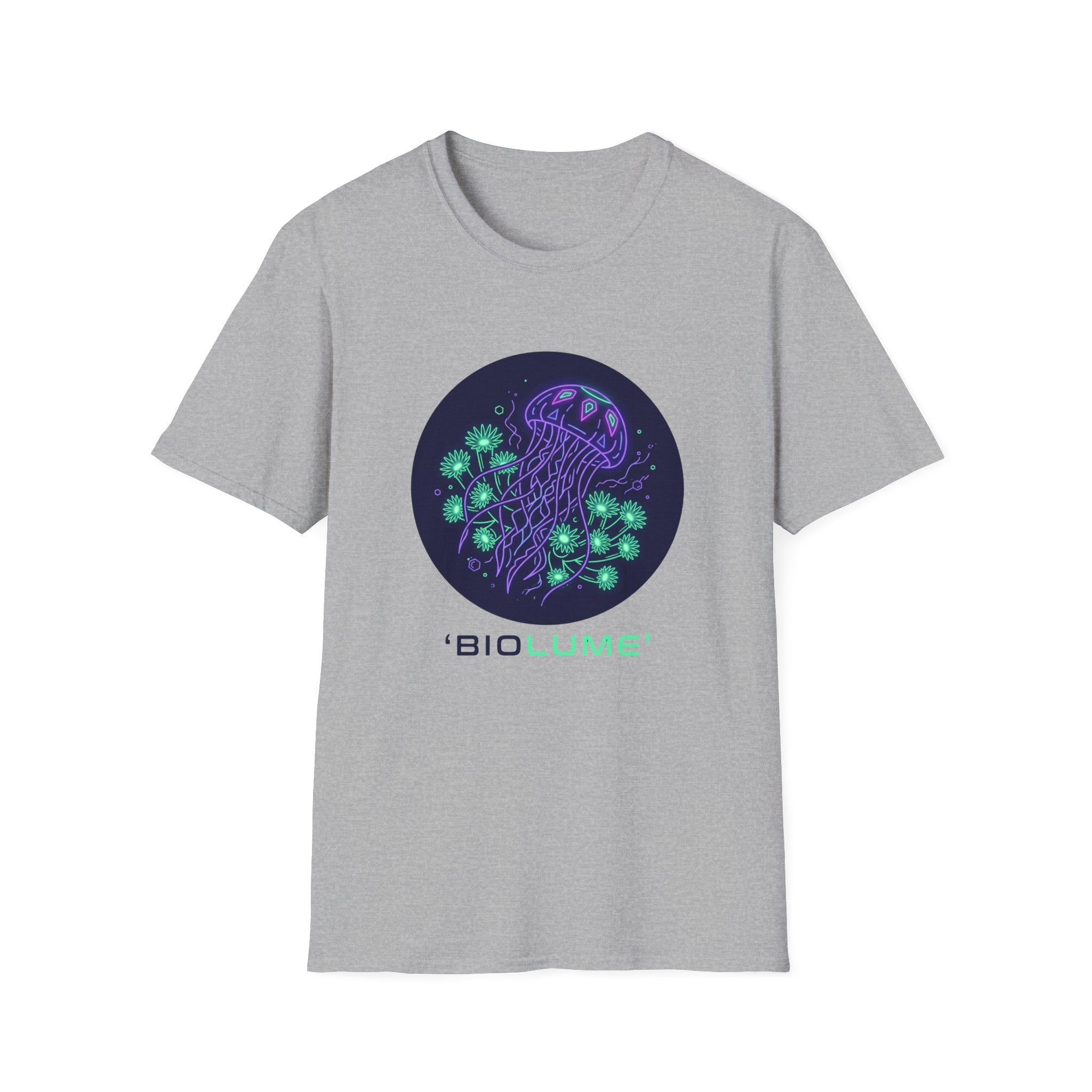 Biolume Jellyfish T-Shirt — Glowing Deep Sea Graphic Tee