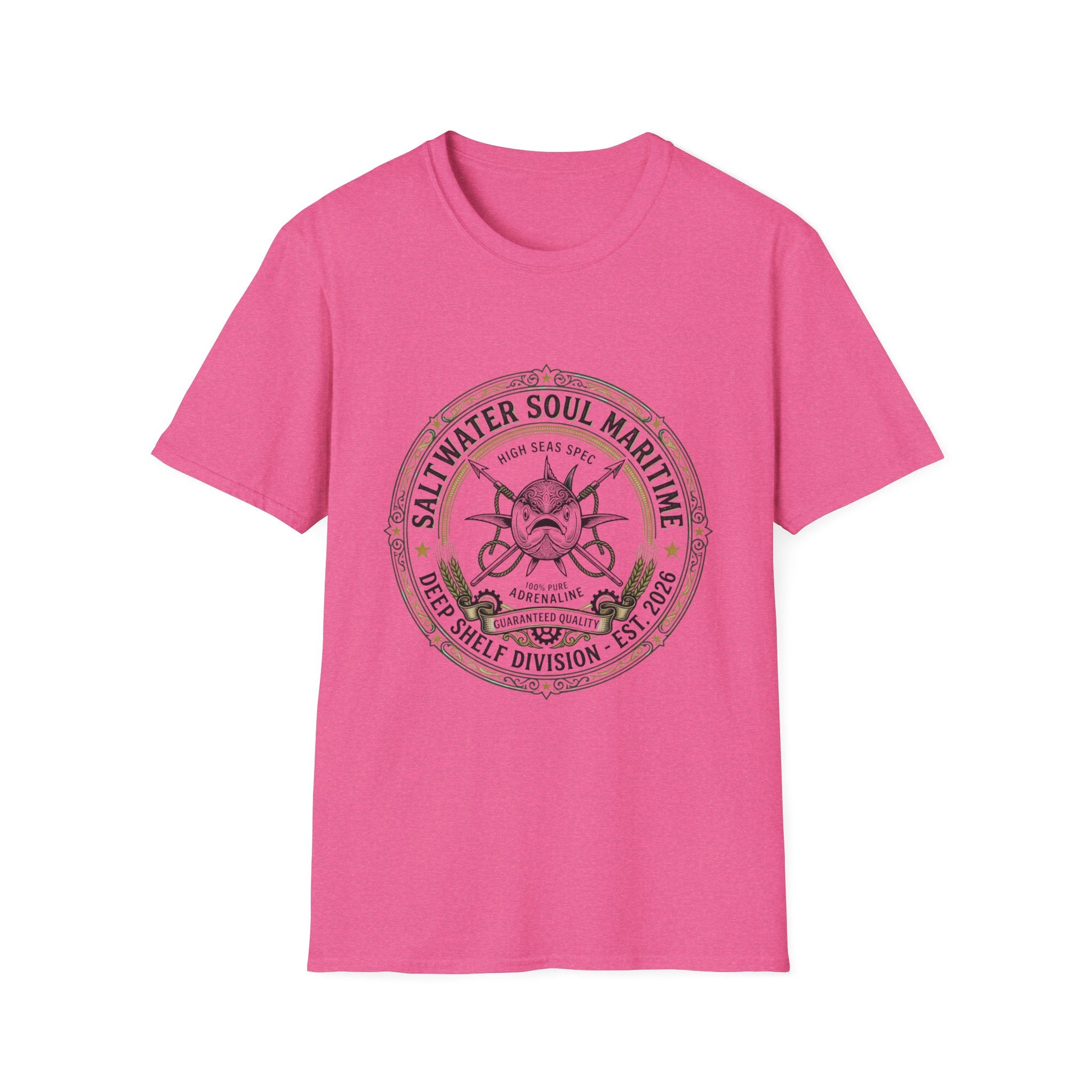 Saltwater Soul Maritime T-Shirt — Vintage Nautical Anchor Graphic