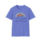 Stay Salty Beach Culture T-Shirt — Retro Wave Surf Graphic Tee