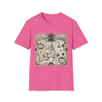 Eastern Seaboard 1718 Vintage Pirate Map T-Shirt