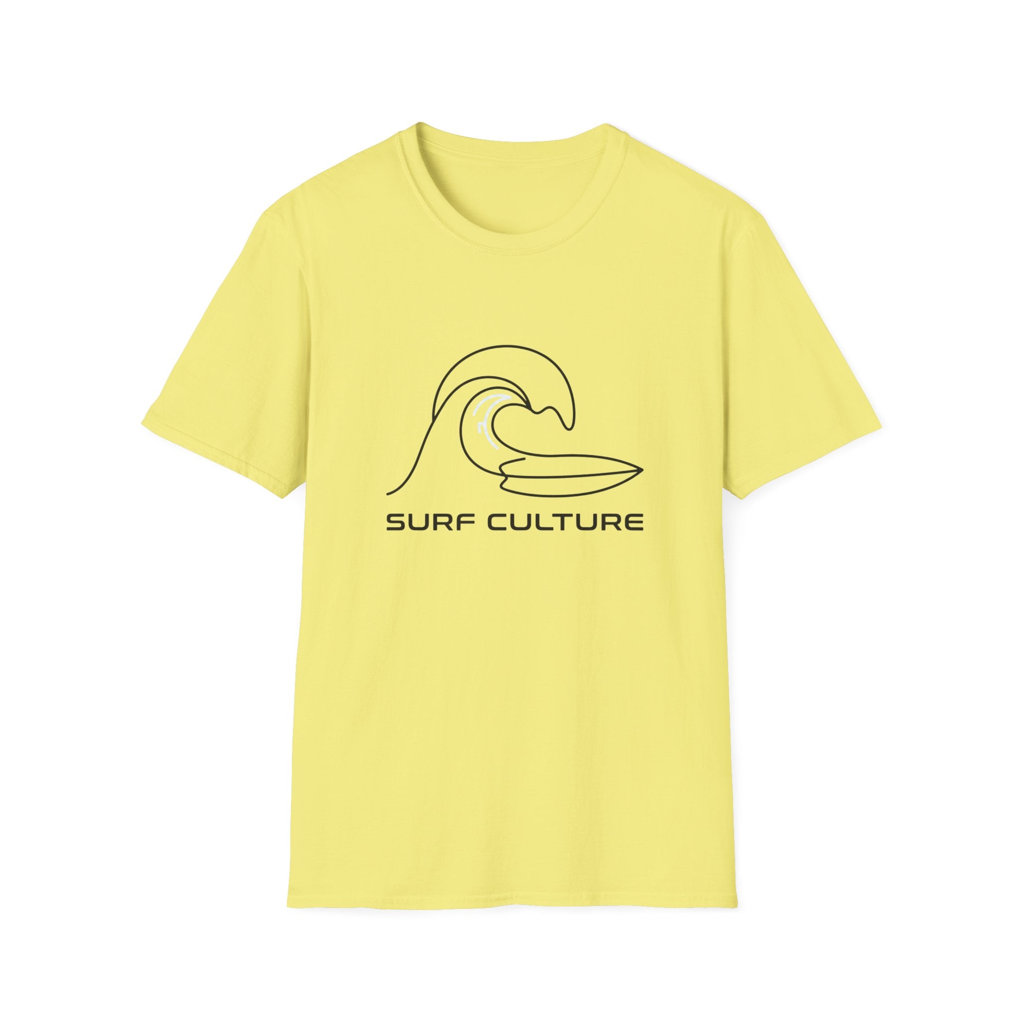 Surf Culture T-Shirt – Minimal Wave Graphic Tee