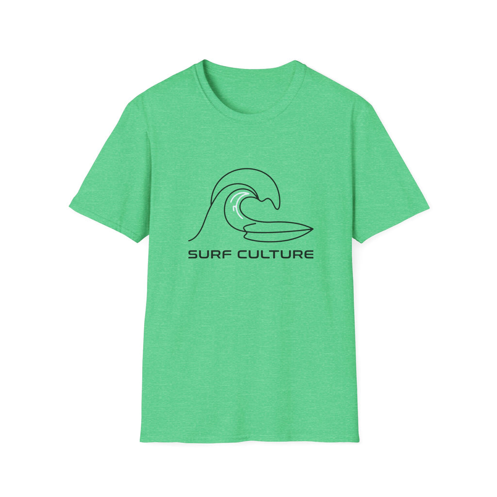 Surf Culture T-Shirt – Minimal Wave Graphic Tee